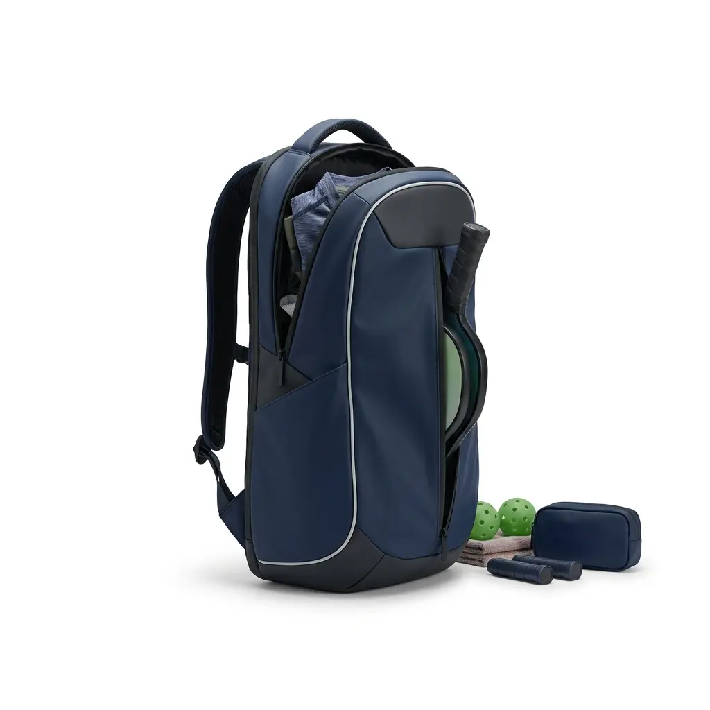 Tournament Backpack 02, slim-profile tournament backpack that fits paddles, apparel, and essentials without feeling bulky.
