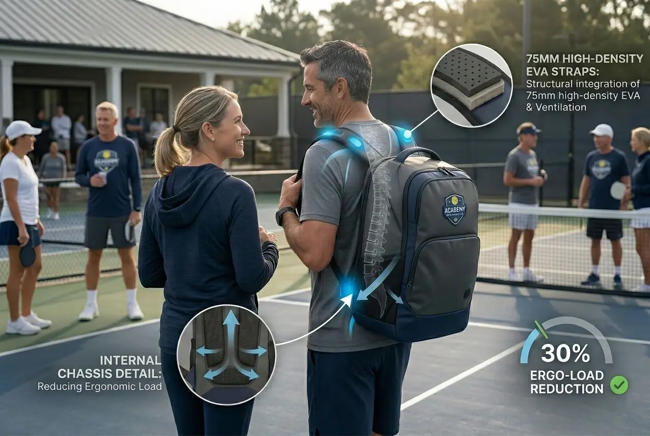 Custom pickleball bag solutions for clubs and academies – durable team gear